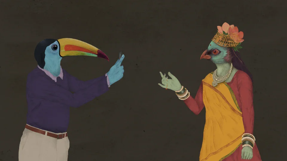 India Foundation for the Arts brand film — bird sequence asset study 1