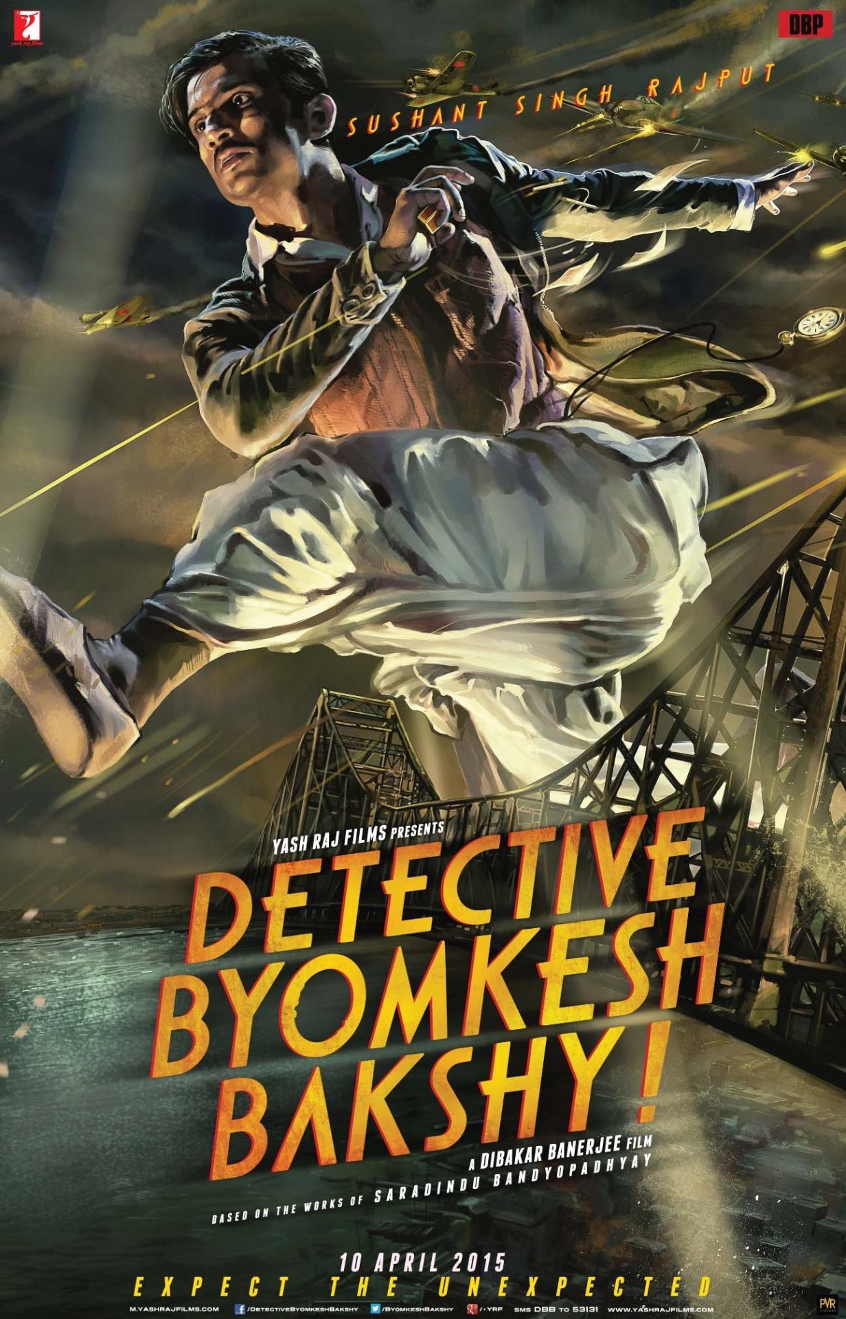 DETECTIVE BYOMKESH BAKSHI - Title design for Dibakar Banerjee's opus on the Indian detective novel.