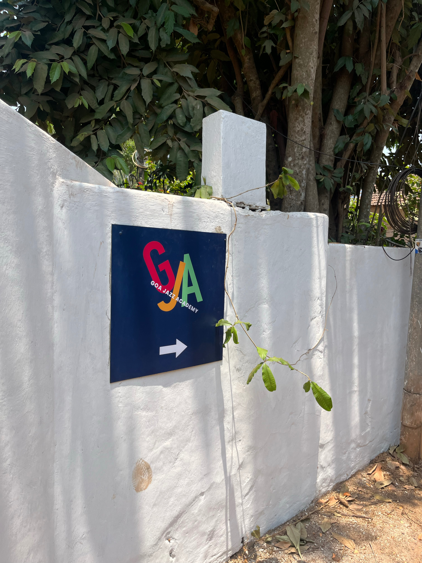 Goa Jazz Academy - Signage