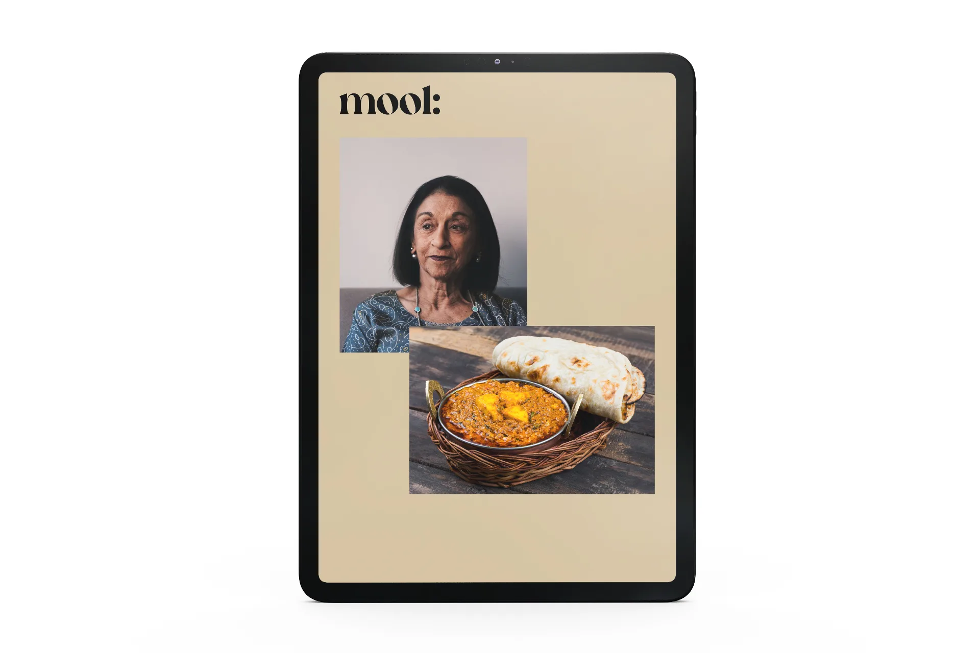 Mool - Tablet app interface for home chefs